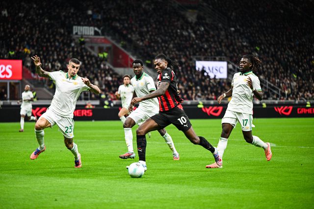 Rafael Leão assistiu para o golo do Milan