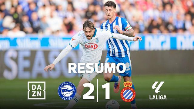 Ex-SC Braga marca na derrota do Espanhol contra o Alavés (resumo)