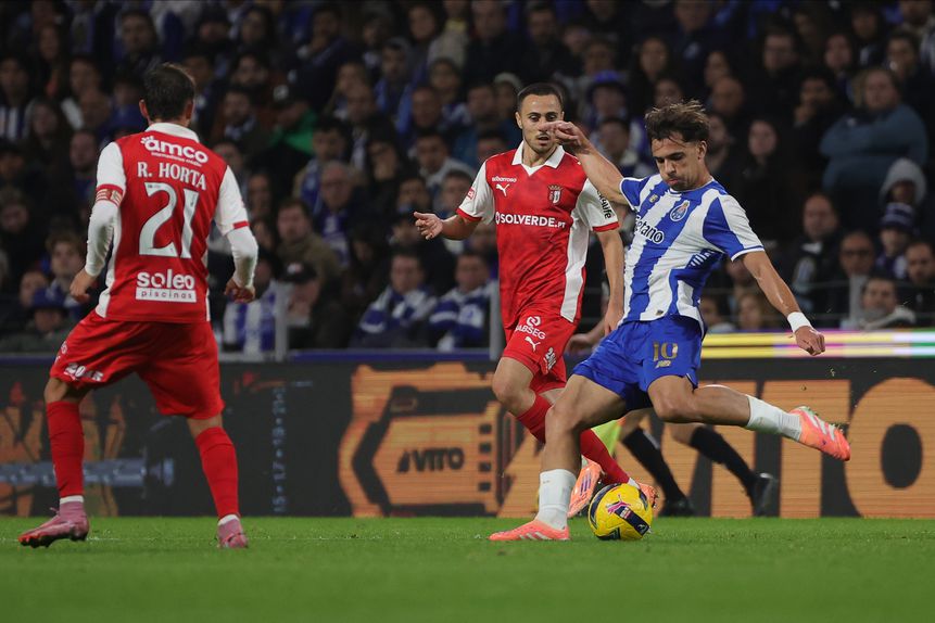 Gabri Veiga fez o passe para o golo de Borja Sainz - Foto: Eduardo Oliveira/Kapta+