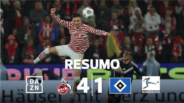 Aconteceu de tudo na goleada do Colónia ao Hamburgo de Fábio Vieira (resumo)