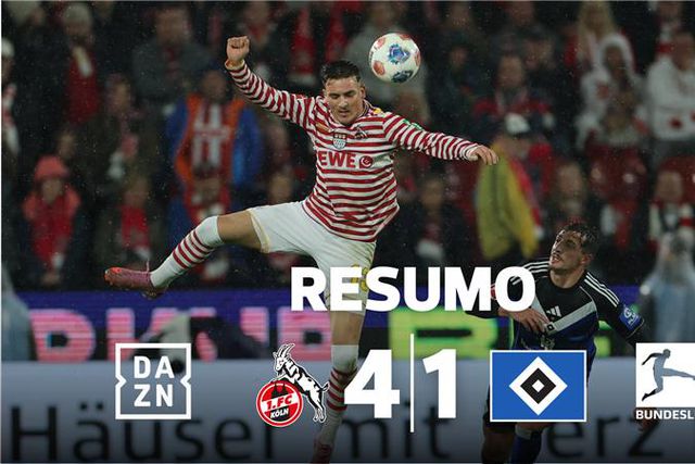 Aconteceu de tudo na goleada do Colónia ao Hamburgo de Fábio Vieira (resumo)