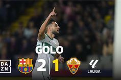 Rafa Mir só viu a baliza e reduziu para o Elche em Barcelona