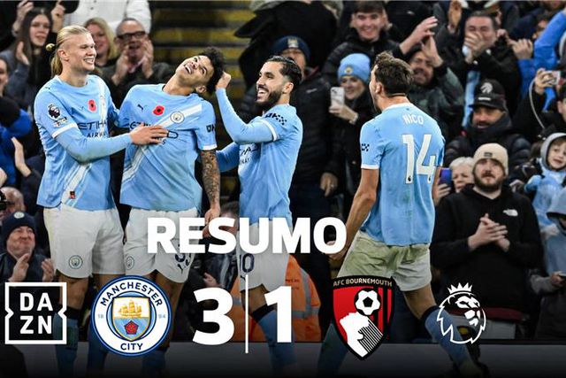 Dupla Haaland-Cherki devolve Manchester City ao segundo lugar (resumo)