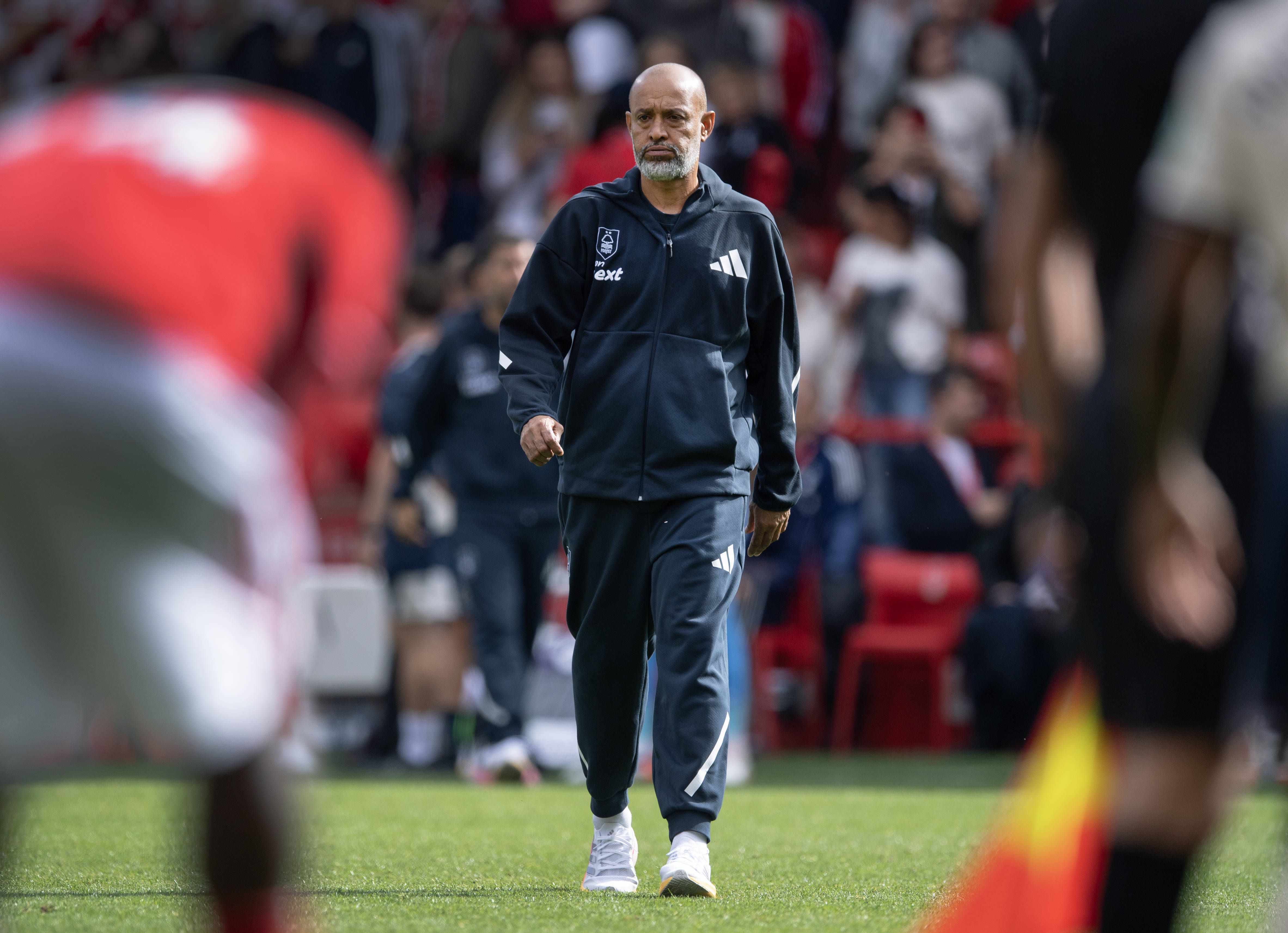 Nuno Espírito Santo viu os maus resultados ditarem a saída do Nottingham Forest em setembro de 2025, mas manteve-se na Premier League, no West Ham - Foto: IMAGO