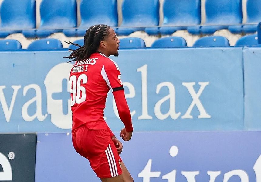 Trevisan festeja golo pelo Benfica B - Foto: Trevisan/Instagram