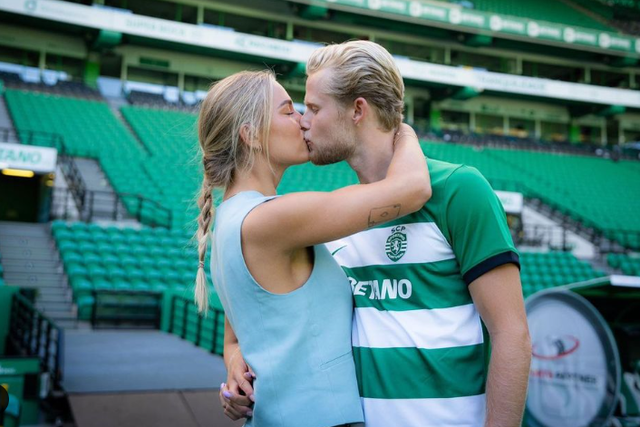 Sporting: Hjulmand anuncia noivado