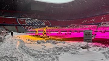 Tempestade de neve cancela Bayern-Union Berlim