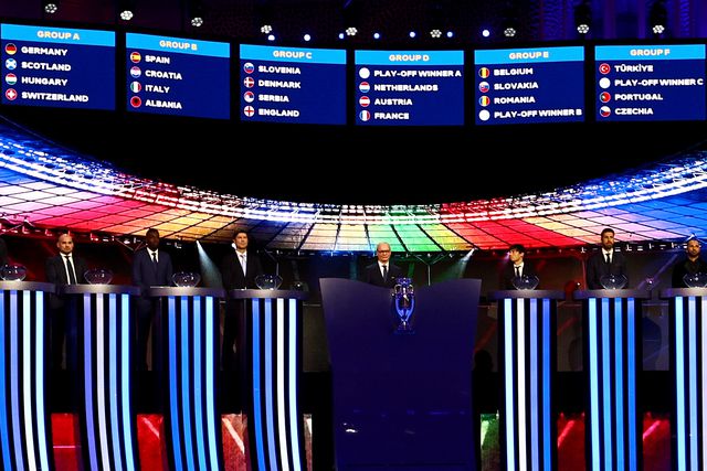 Todos os horários dos jogos do Euro 2024