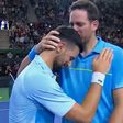 Vídeo: Djokovic e Del Potro emocionados na despedida do argentino