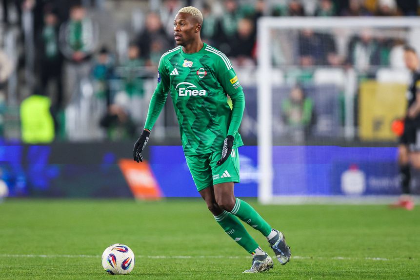 Ibrahima Camará em ação pelo Radomiak Radom