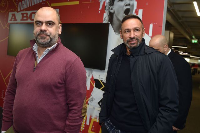 Bino com o diretor de A BOLA, Luís Pedro Ferreira - Foto: Miguel Nunes