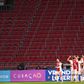 Jogadores do Ajax celebram golo sem adeptos na bancadas