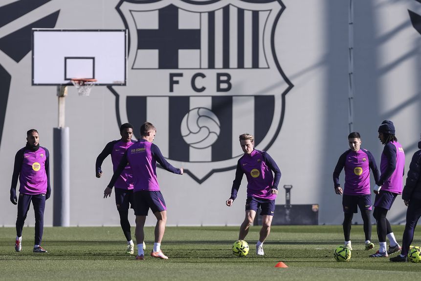 Treino do Barcelona