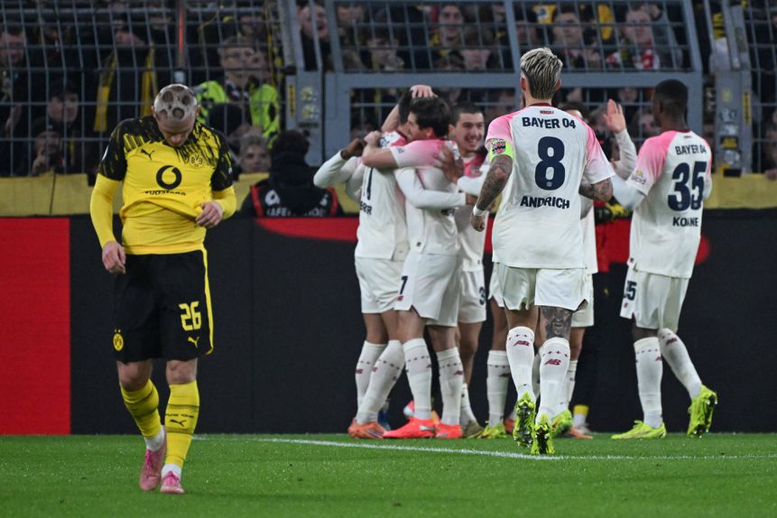 Bayer Leverkusen venceu por 1-0 em Dortmund. Foto: IMAGO