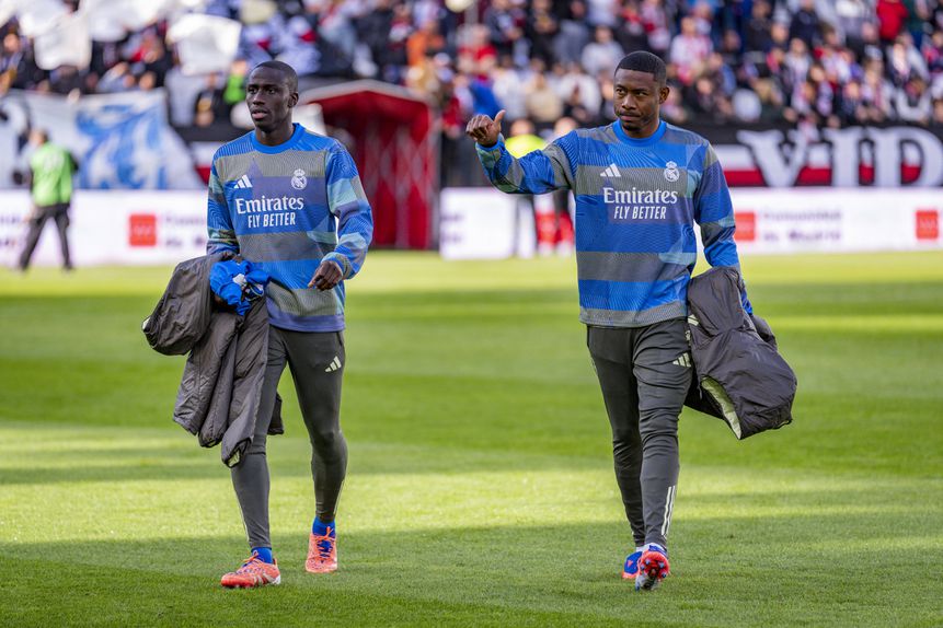 Ferland Mendy e David Alaba, defesas do Real Madrid