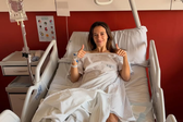 Aitana Bonmatí, jogadora do Barcelona e vencedora da Bola de Ouro, após cirurgia - Foto: Instagram aitanabonamti