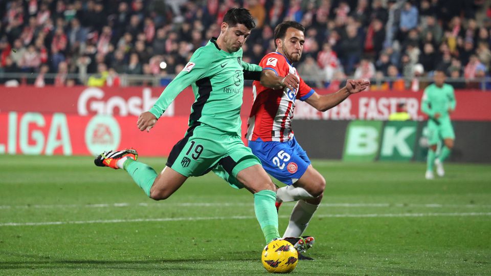 VÍDEO: Imparável Morata faz 'hat-trick' ao Girona