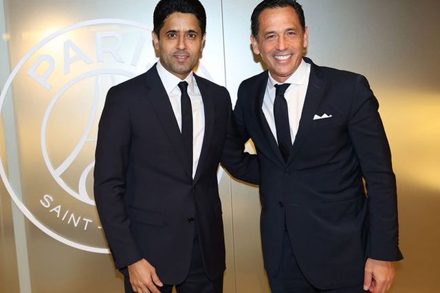 Pedro Proença e Al-Khelaifi juntos em Paris na Supertaça de França