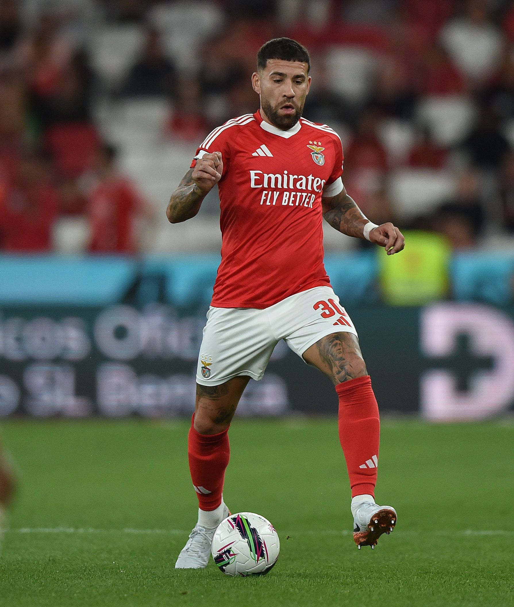 Jogo especial para Otamendi no Benfica