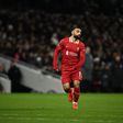Salah em ação com a camisola do Liverpool