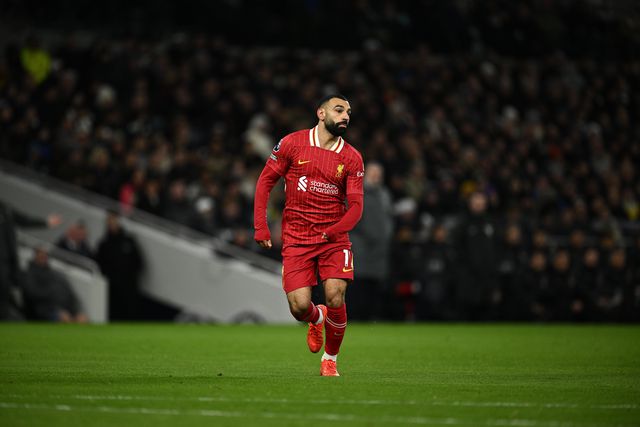 Salah em ação com a camisola do Liverpool