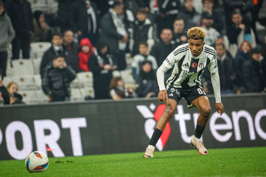 Gedson Fernandes em ação pelo Besiktas