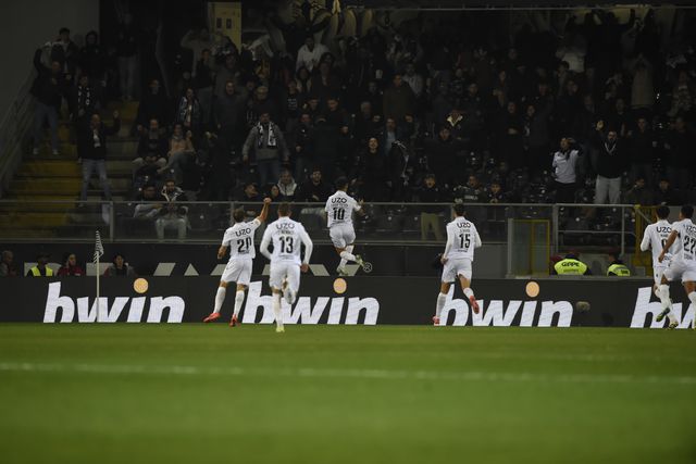 Festejos dos jogadores do Vitória de Guimarães