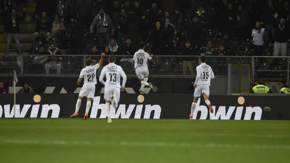 Festejos dos jogadores do Vitória de Guimarães