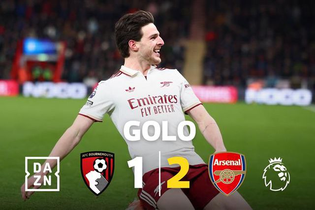 Declan Rice faz a reviravolta para o Arsenal