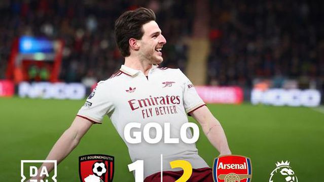 Declan Rice faz a reviravolta para o Arsenal