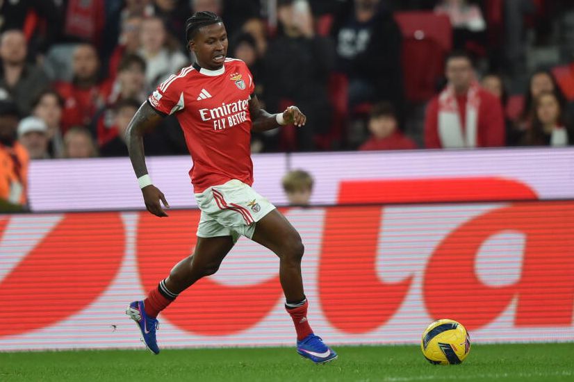 Sidny Lopes Cabral, ala do Benfica - Foto Miguel Nunes