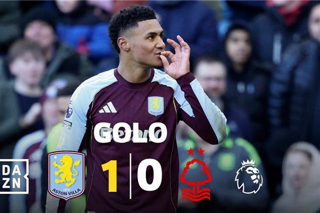 Foguete chegou com dois dias de atraso: que golaço de Watkins!