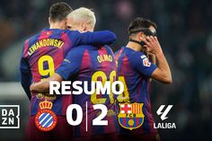 Lewandowski selou assim a vitória do Barcelona no dérbi catalão