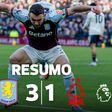 Premier League: Aston Villa vence e sobe à condição à vice-liderança (resumo)