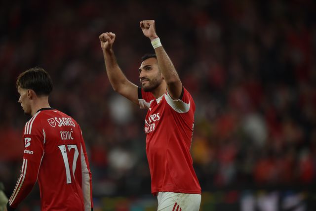 Pavlidis festeja golo - Foto: Miguel Nunes