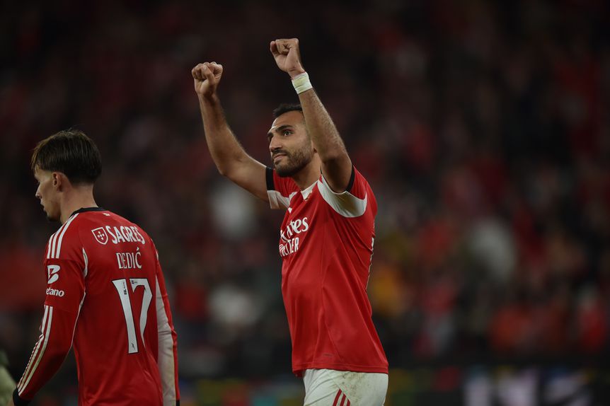 Pavlidis festeja golo - Foto: Miguel Nunes