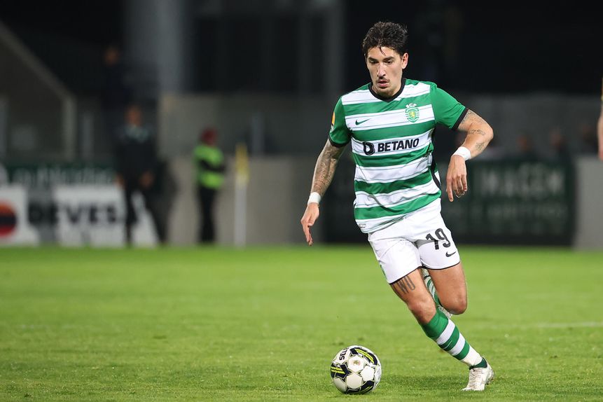 Héctor Bellerín, ao serviço do Sporting - Foto: A BOLA