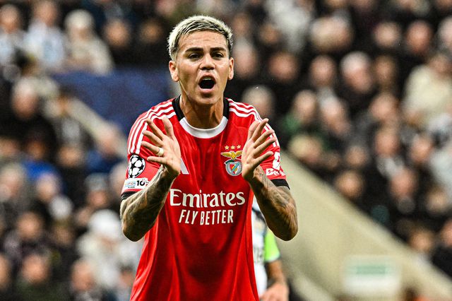 Enzo Barrenechea, médio do Benfica - Foto Imago