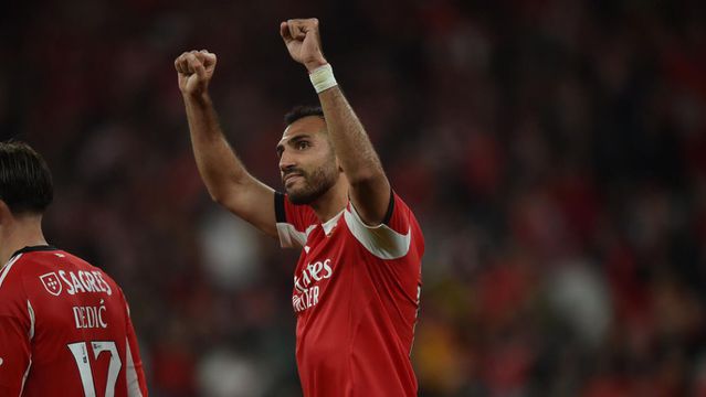 Pavlidis, ponta de lança do Benfica - Foto: Miguel Nunes