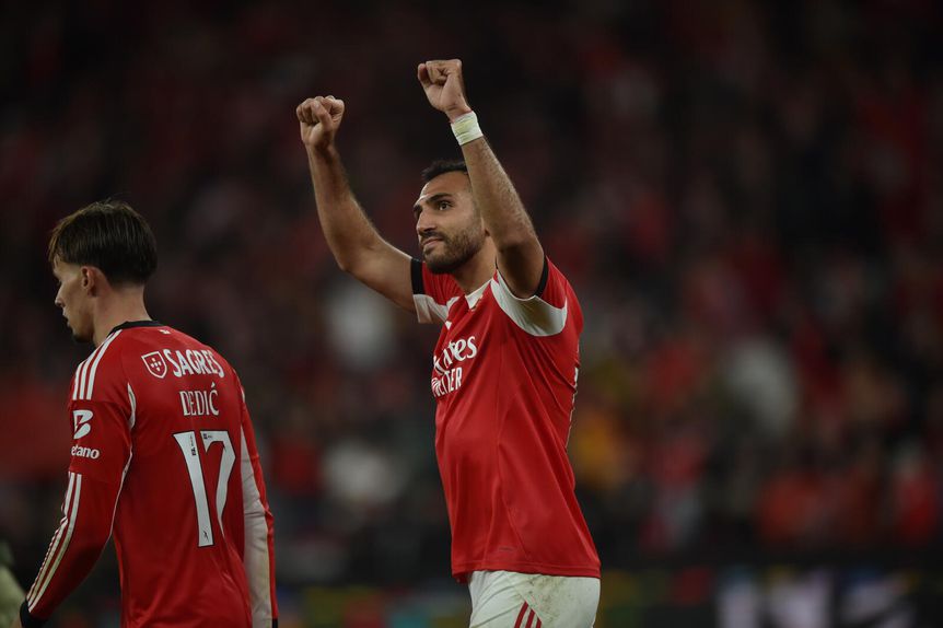 Pavlidis, ponta de lança do Benfica - Foto Miguel Nunes