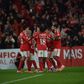 Festejos do Benfica na receção ao Estoril - Foto: Miguel Nunes