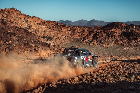 João Ferreira terminaram em 12.º no prólogo do Dakar 2026, onde o sueco Mattias Ekstrom foi o mais rápido. DR