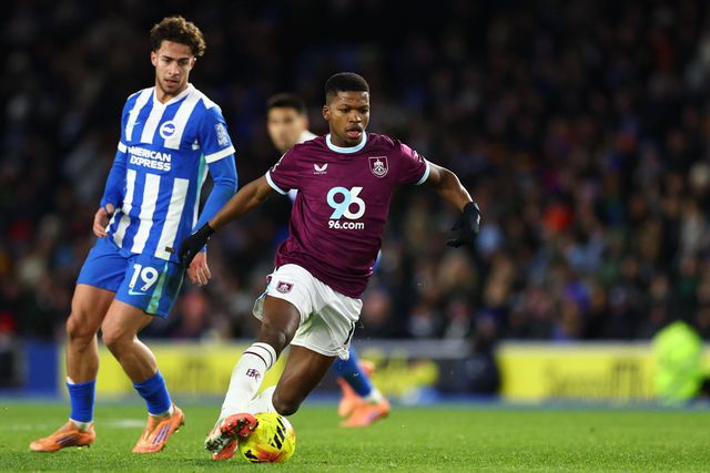 Florentino com a camisola do Burnley