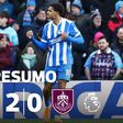 Brighton regressa às vitórias às custas do aflito Burnley (resumo)