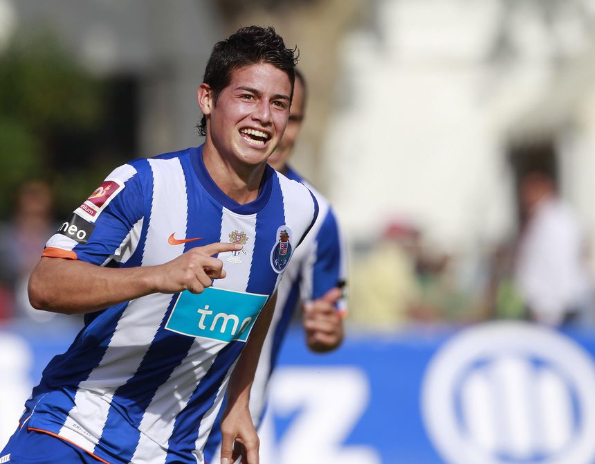James Rodríguez fez 108 jogos pelo FC Porto e foi tricampeão português (Foto: ASF/ANDRÉ ALVES)