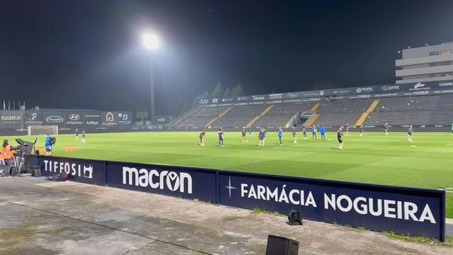 Sem jogo, Famalicão está a treinar