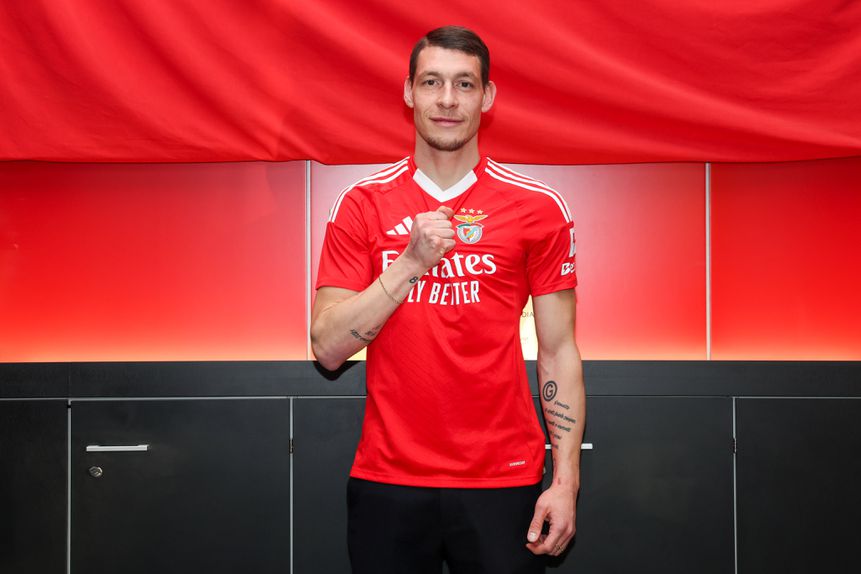Belotti assinou pelo Benfica (foto: Benfica)