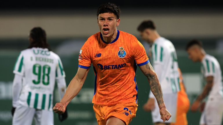 Nehuén Pérez reage ao empate com o Rio Ave