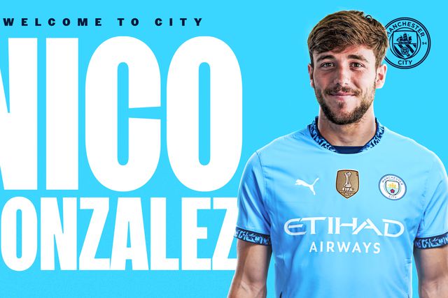 Mercado oficial: Nico González é jogador do Manchester City
