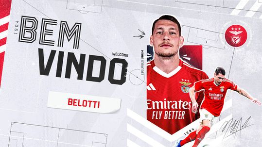 MERCADO OFICIAL: Andrea Belotti é reforço do Benfica